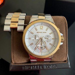 MICHAEL KORS MK8277 TWO TONE WATCH-UNISEX